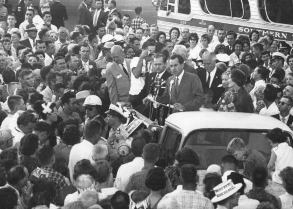 1962: Richard Nixon loses the California governor’s election